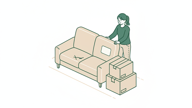 不用品処分のイラスト
